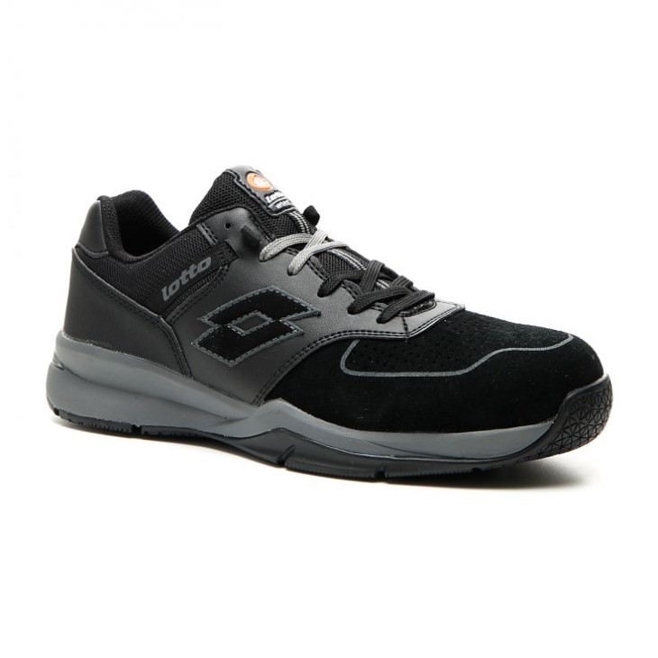 Zapatos Seguridad Lotto Street Hombre Negras Gris Oscuro | HR477587A1