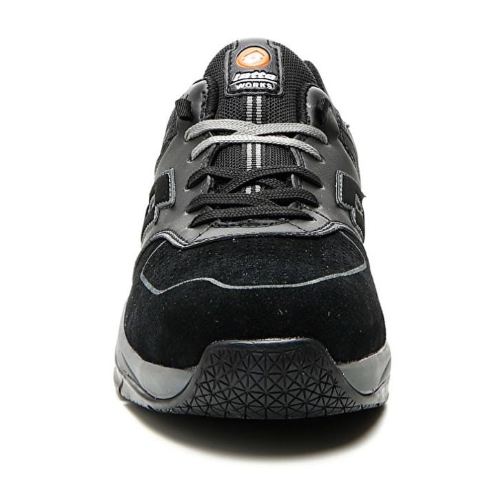 Zapatos Seguridad Lotto Street S1P SRC Hombre Negras Plateadas | UD409480R6