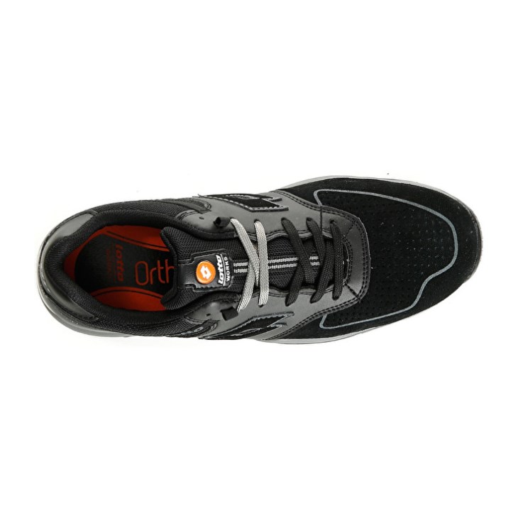 Zapatos Seguridad Lotto Street S1P SRC Hombre Negras Plateadas | UD409480R6