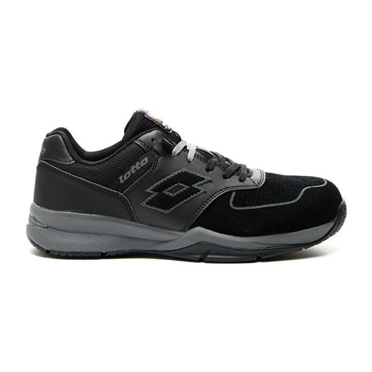 Zapatos Seguridad Lotto Street S1P SRC Hombre Negras Plateadas | UD409480R6